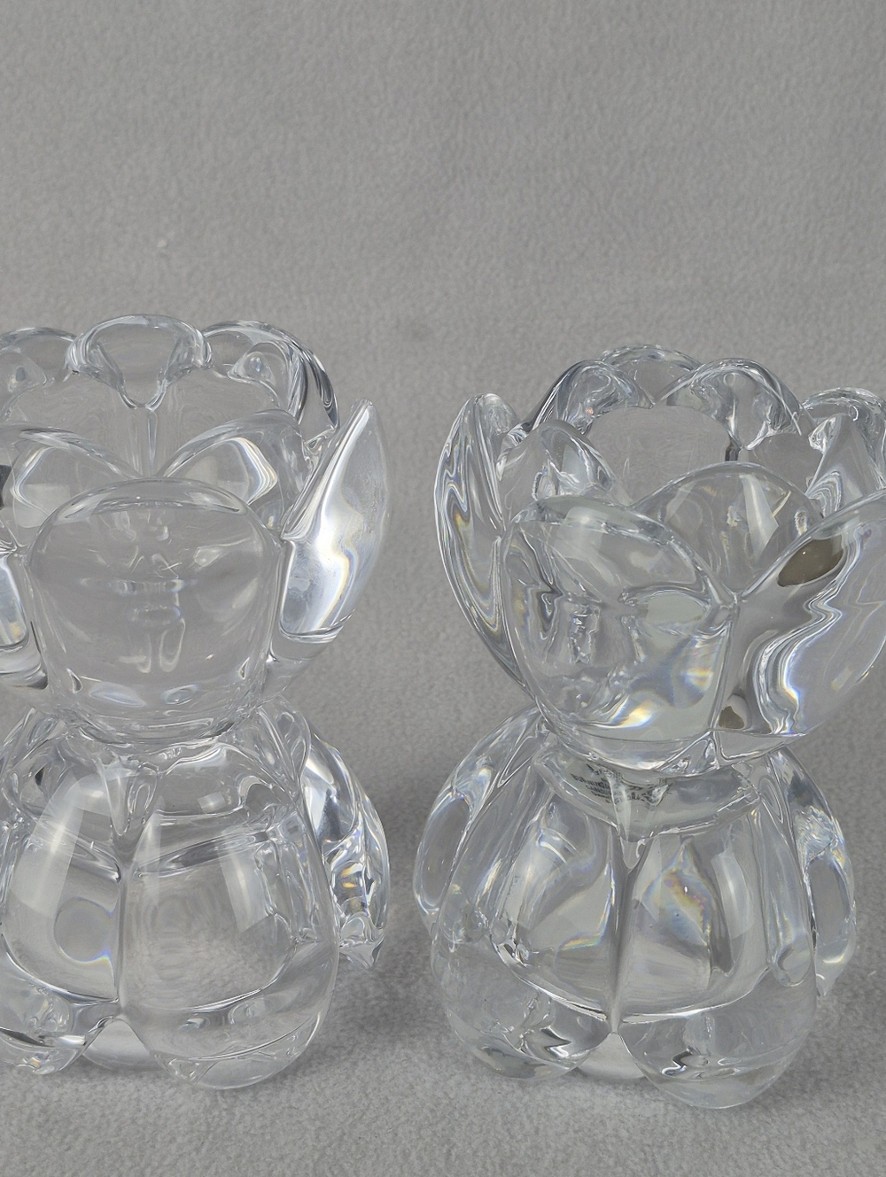 Crystal Lotus Tea Light Votive Candle Holders – Shannon & Royal Copenhagen